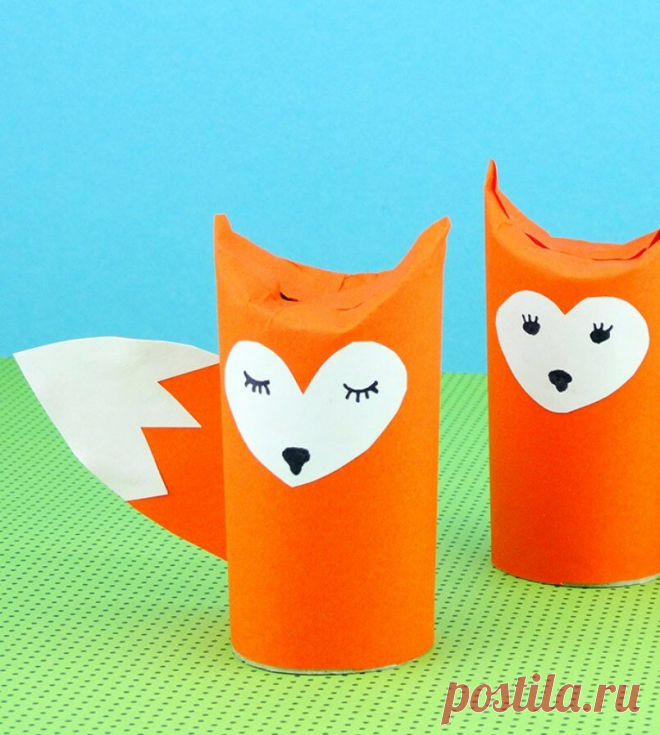 «Toilet Paper Roll Fox Craft - Easy Peasy and Fun . Поделки с» — карточка пользователя Александр Хохлов в Яндекс.Коллекциях