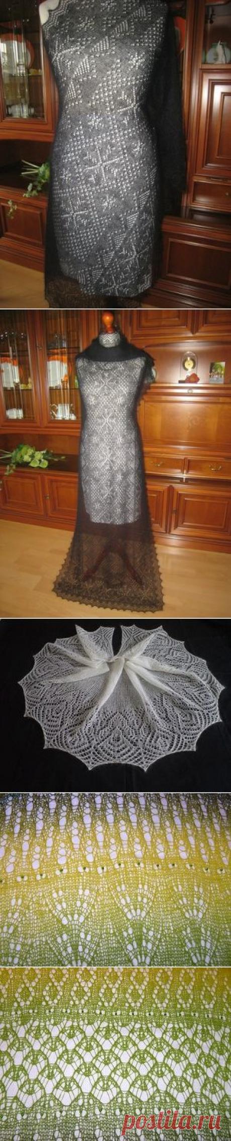 Любительницы шалей спицами - 5