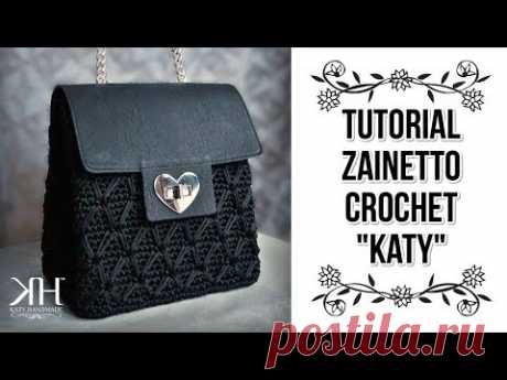 Tutorial zainetto "Katy" | Punto diamante semplice | How to make crochet backpack || Katy Handmade