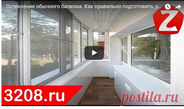 Классический хрущ. Остекление и отделка балкона.: zems