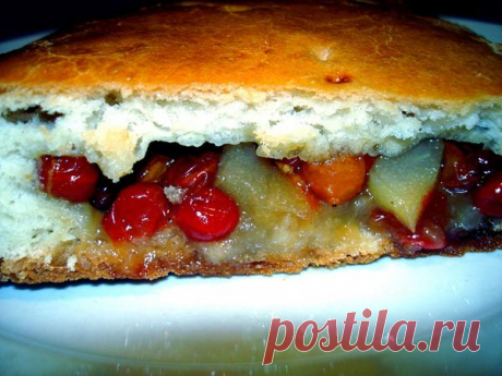 Пирог с калиной - подробный рецепт с фотографиями