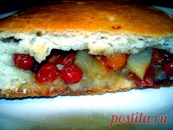 Пирог с калиной - подробный рецепт с фотографиями