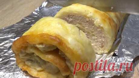 Для любого праздника и не только! Сочный куриный рулет. Все так просто!