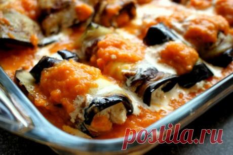 Итальянские инвольтини (рулетики) из баклажана | Четыре вкуса