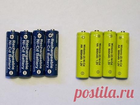 Возвращаем к жизни мертвые никель-кадмиевые аккумуляторы