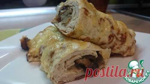 Бризоль с грибами - кулинарный рецепт