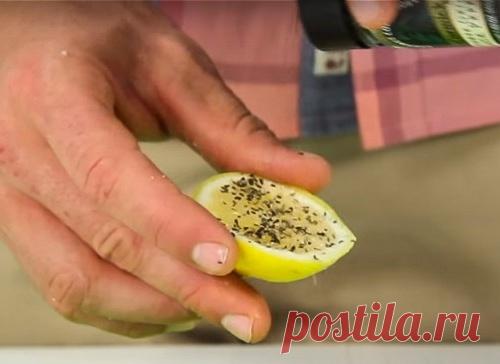 Используй лимон, соль и перец, чтобы справиться с этими 8 проблемами