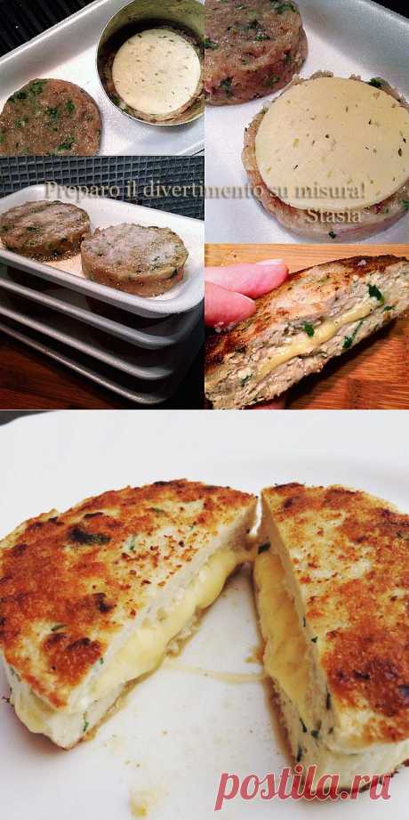 Котлеты куриные с сыром