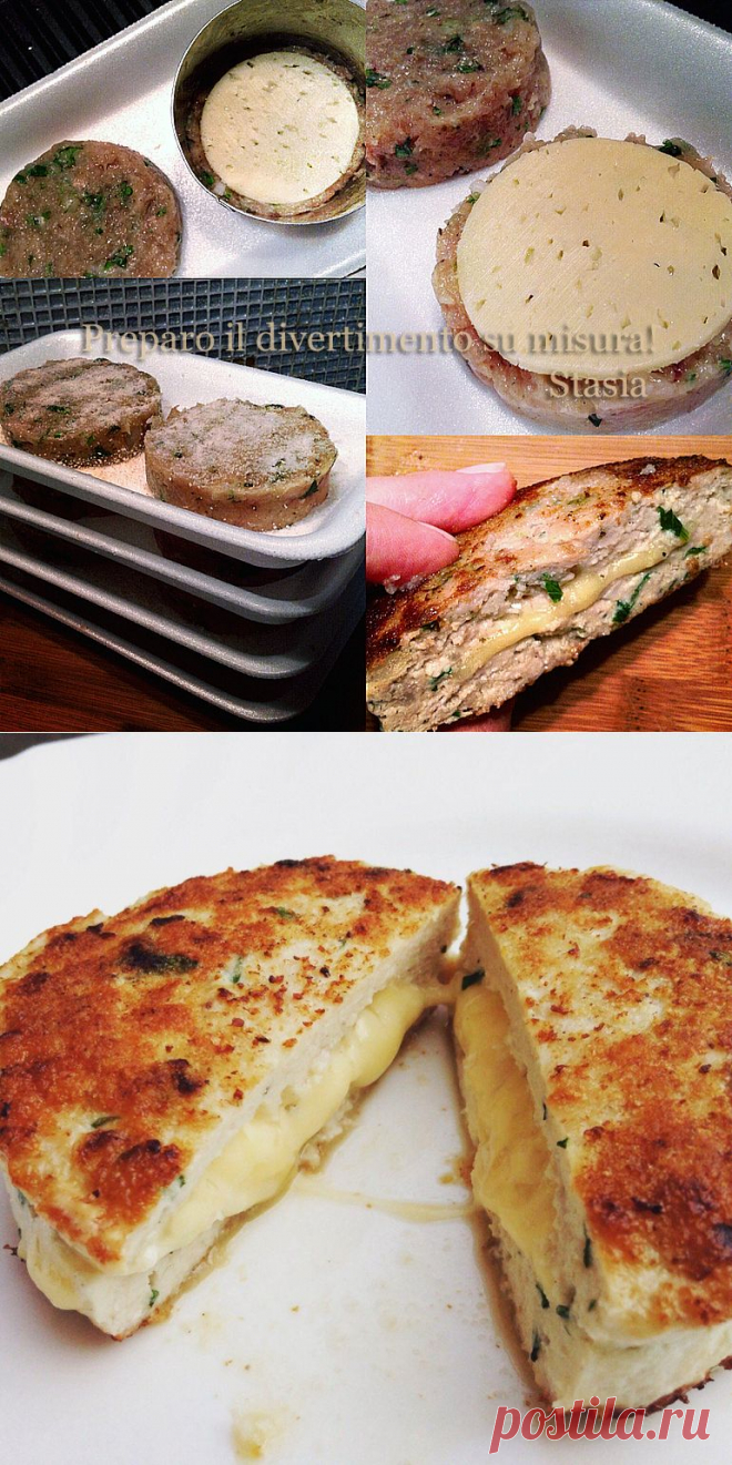 Котлеты куриные с сыром