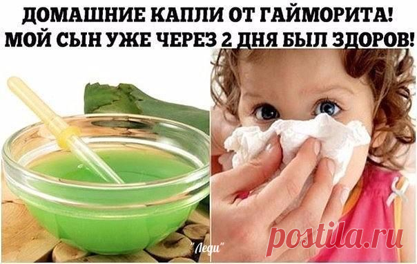 "ДОМАШНИЕ КАПЛИ ОТ ГАЙМОРИТА! МОЙ СЫН УЖЕ ЧЕРЕЗ 2 ДНЯ БЫЛ ЗДОРОВ!
Леди" - Любимый женский журнал | ВКонтакте