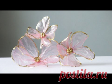 Воздушные ЦВЕТЫ из рисовой бумаги/زهور ورق الأرز /Аir cake decor