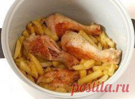 курица с картошкой в мультиварке