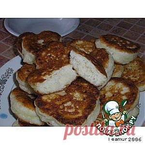 Оладушки дрожевые с творогом - кулинарный рецепт