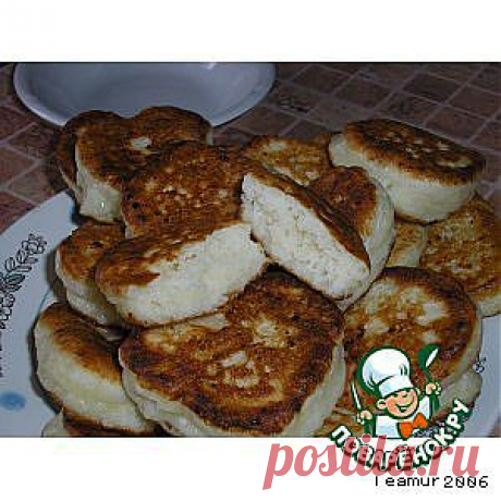 Оладушки дрожевые с творогом - кулинарный рецепт
