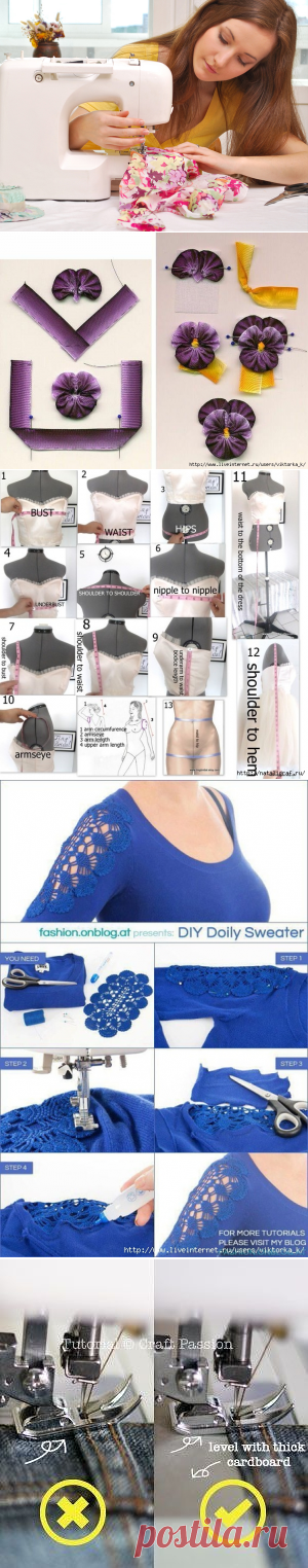 Швейные хитрости - 50 бесценных советов