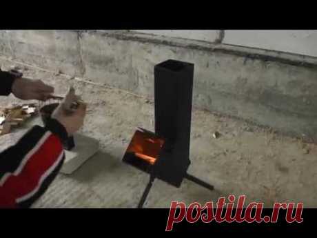 Ракетная печь для отдыха (испытание)