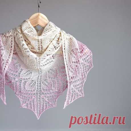 ШАЛЬ ВЕСЕННИЕ НАСТРОЕНИЕ... Spring Spirits Shawl by Yulia Zakhlebina