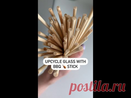 Переделка. Что сделать из оставшегося стакана из под свечи из ИКЕА?