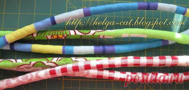 Как я набиваю холофайбером узкие длинные детали - МК