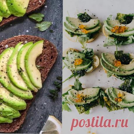 Тосты с авокадо в японском стиле