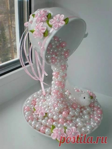 Водопад из бусин