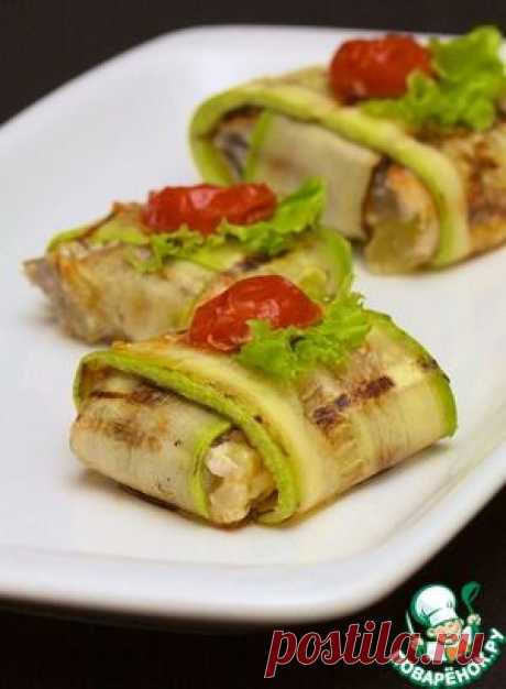 Овощная шарлотка с соусом пармеджано - кулинарный рецепт