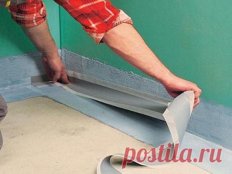 Самостоятельная гидроизоляция пола в ванной комнате: как и чем