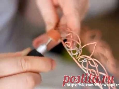 Процесс изготовления короны в технике Wire Wrap / Crown (process of making)