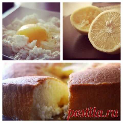 Особенный лимонный пирог. - Лучшие кулинарные рецепты интернета