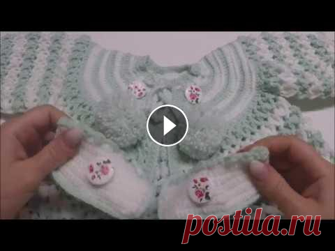Нарядная кофточка для малышей связана крючком N 3 Нитки Baby Smiles 50 g 185 m Если понравилось - подписывайтесь на мой канал и вяжите вместе со мной ...