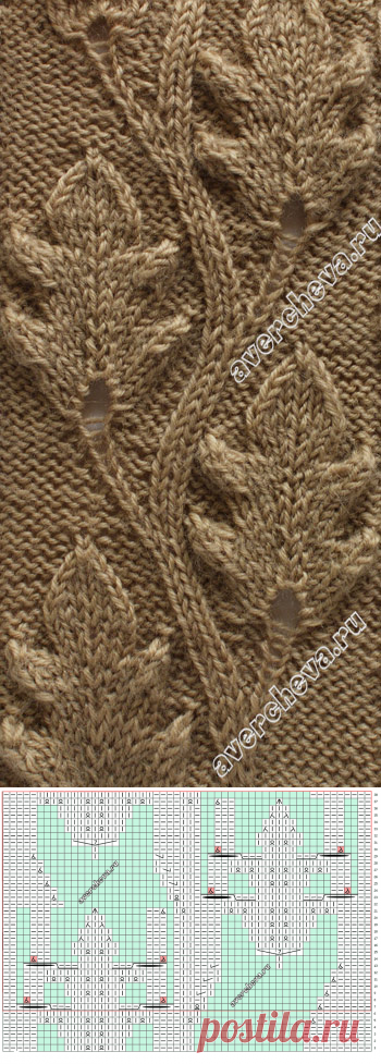 Узор "листья дуба"