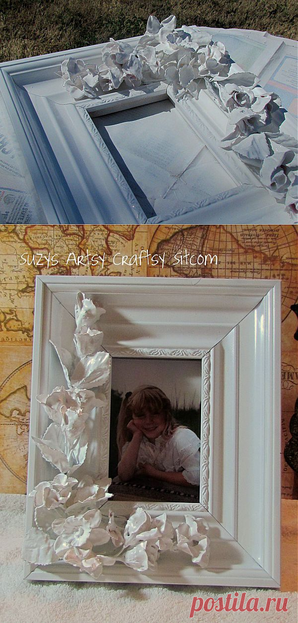 Цветы из гипса. Шикарно и очень просто | Наш уютный дом