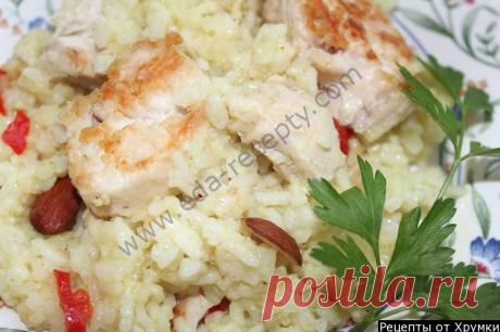 Китайский остро-сладкий плов из курятины