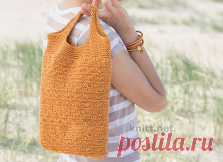 Сумка спицами | knitt.net | Все о вязании