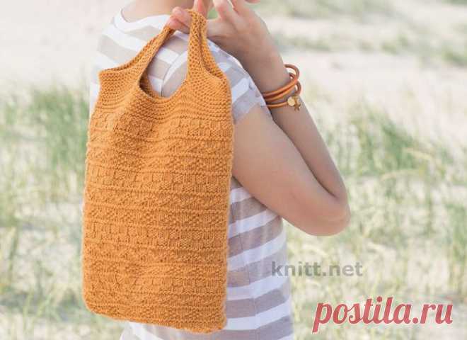 Сумка спицами | knitt.net | Все о вязании