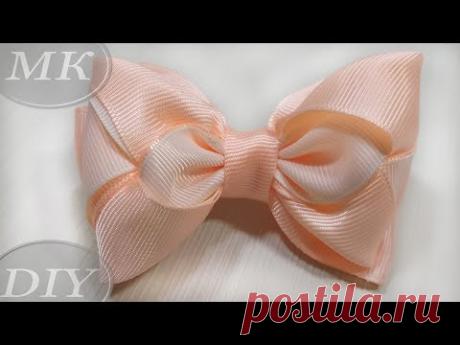 Банты Канзаши МК 🎀 DIY🎀Como Fazer Laço de Gorgurão !🎀Passo a Passo - YouTube