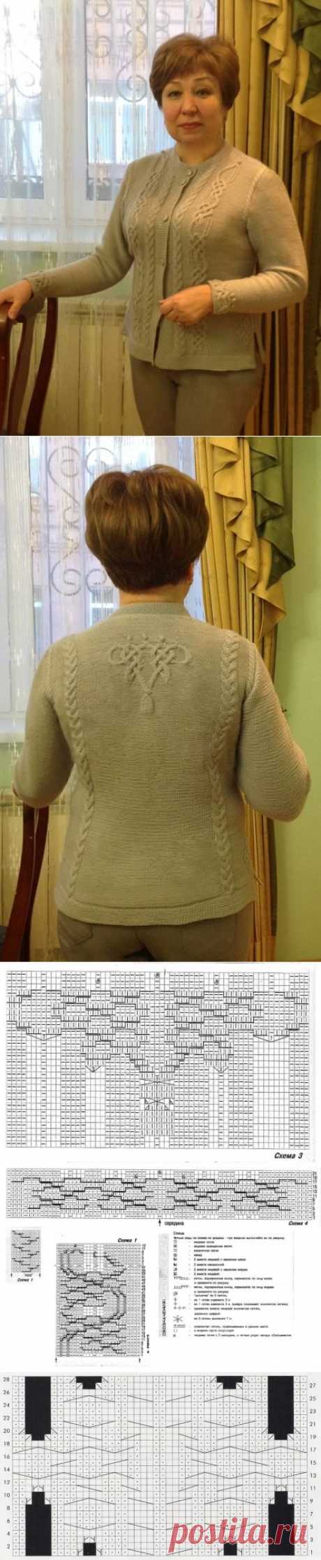 Серенький жакетик.