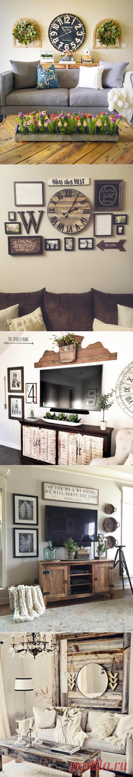 33 Best Rustic Living Room Wall Decor Ideas and Designs for 2018
