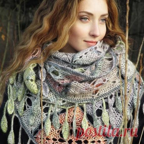 Шаль   #из_мотивов 
Источник: https://www.instagram.com/p/B2rENkkiDcX

#шаль