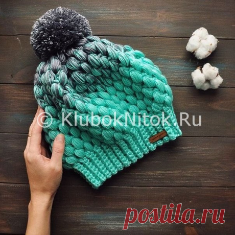 Шапка «Алое небо» | Вязание для женщин | Вязание спицами и крючком. Схемы вязания.
