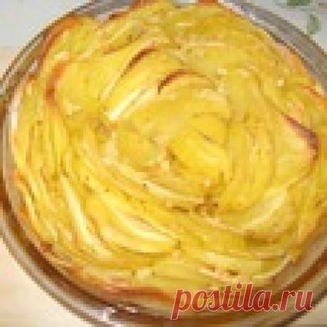 Запеченный картофель "Лепестки" Кулинарный рецепт