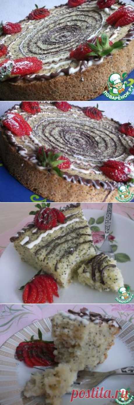 Пирог &quot;Три молока&quot; с маком - кулинарный рецепт