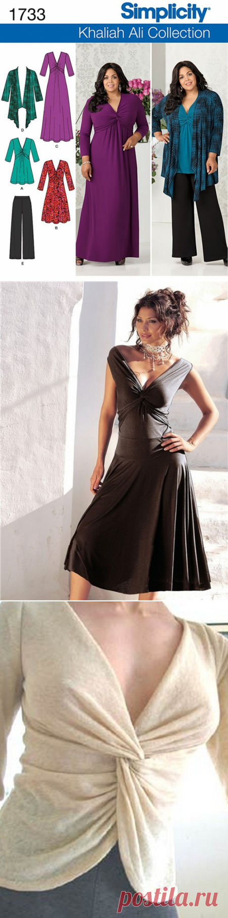 Выкройки одежды с необычным декоративным элементом «узел» — Делаем руками