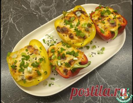 Перец, фаршированный фаршем и грибами – кулинарный рецепт