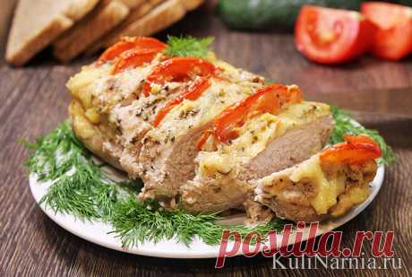 Мясо «Гармошка» в фольге в духовке