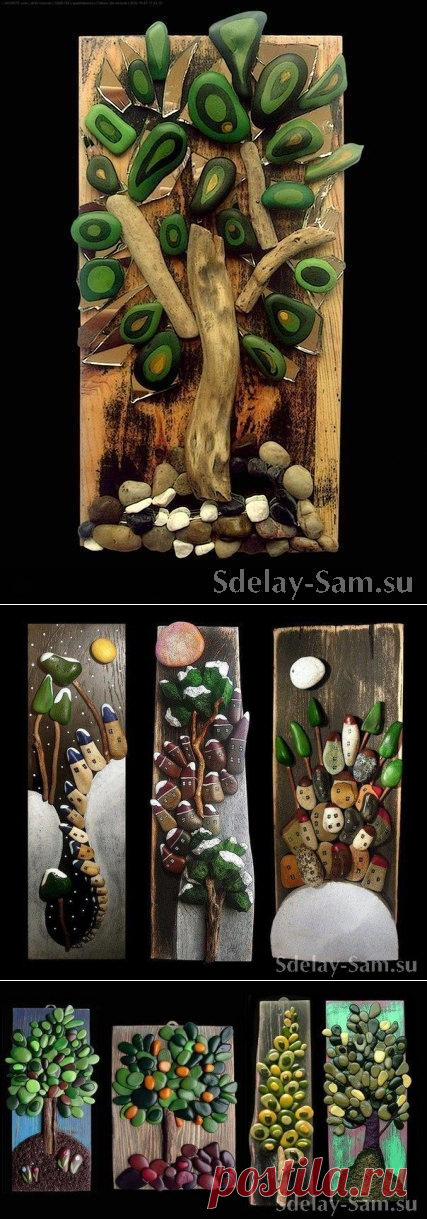 Картины из камней своими руками