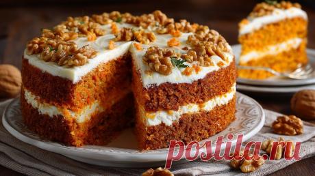 Морковный кекс без сахара | ЗОЖ лайфхаки Prebiosweet & Vitazine | Дзен