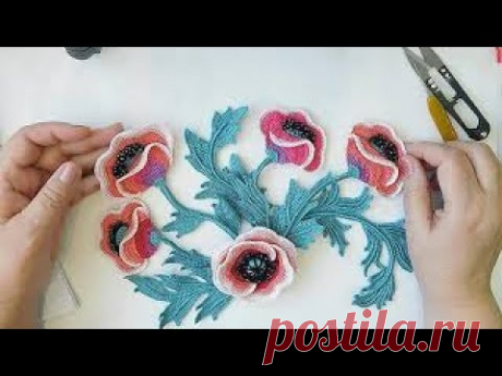 МАКИ_мотив для ирландского кружева
