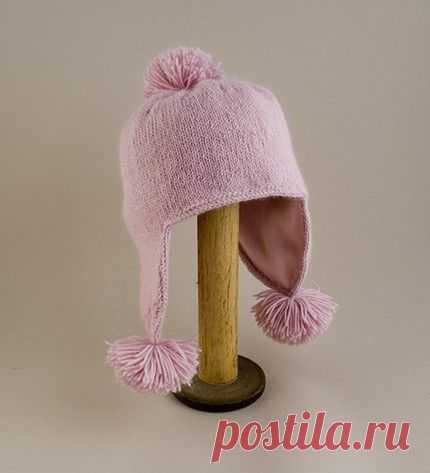 Childs Flap Hat Knitting Pattern PDF by FiberWild on Etsy