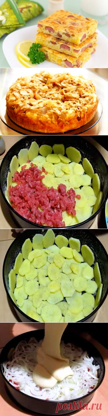 Заливной пирог на кефире: рецепты вкусной выпечки с фото